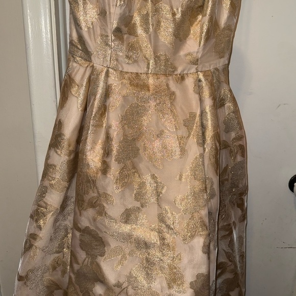 Lilly Pulitzer Gold and Champagne High Low Dress - Picture 4 of 11